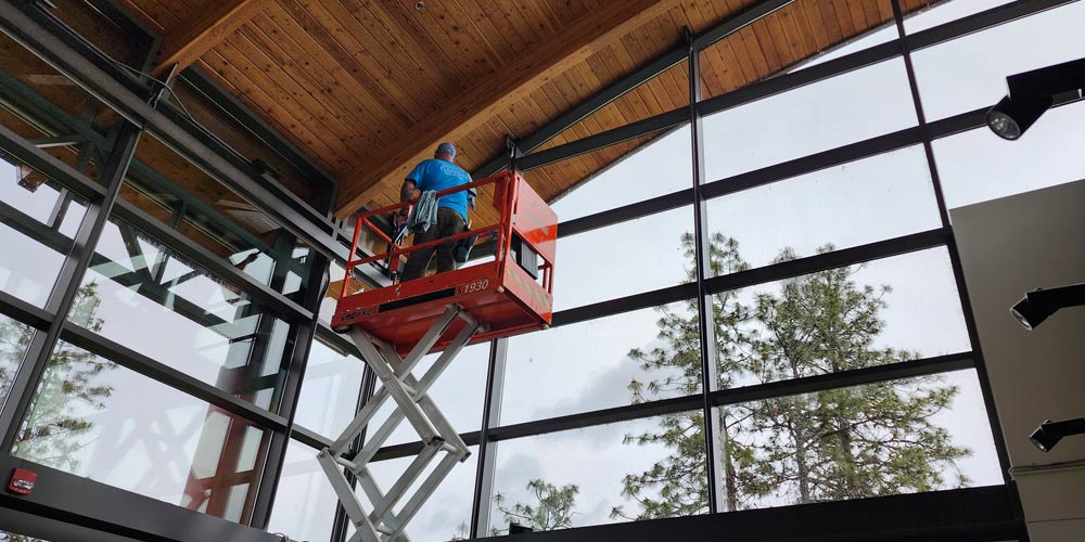 Having a professional window cleaning company for your Spokane business, ensures your business property looks good.