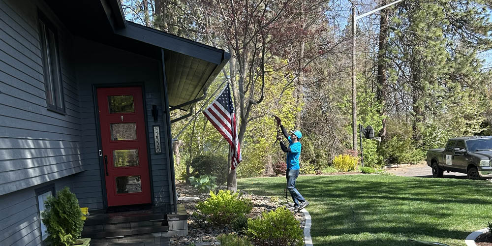 Window cleaning as well as gutter cleaning will keep your home looking great.