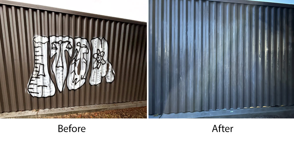 Spokane graffiti removal service can remove from many surfaces.