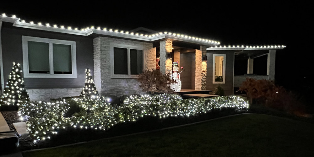 The best time to install Christmas lights in Spokane is before the snow and ice.