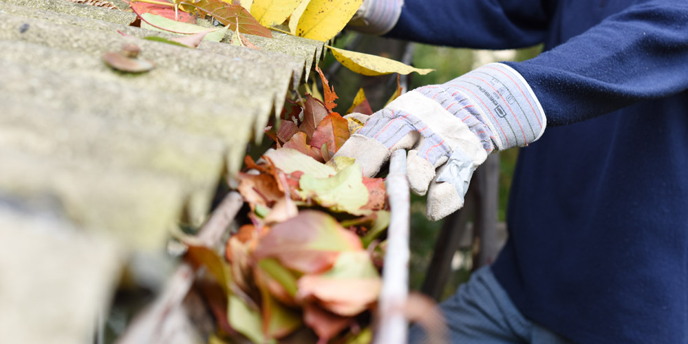 Before installing Christmas lights to your Spokane home, it is best to clean your gutters.